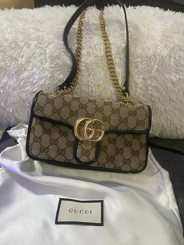 Like-New Authentic GUCCI MARMONT MINI CHAIN SHOULDER BAG - photo 2