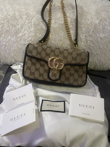 Like-New Authentic GUCCI MARMONT MINI CHAIN SHOULDER BAG - photo 3