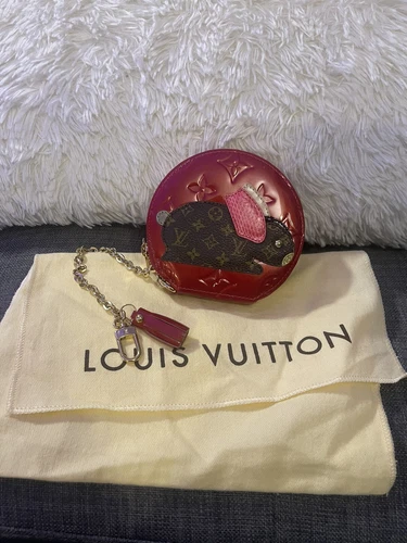 Auth LOUIS VUITTON VERNIS COIN PURSE