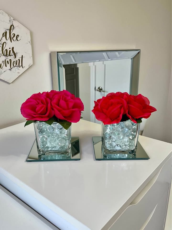 New Flower Arrangement w/ Mirror