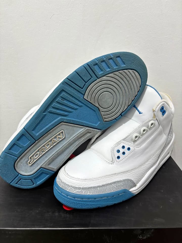 Jordan 3 Harbour Blue size 12W/10.5M