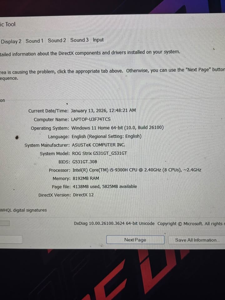 Laptop ASUS ROG Strix G351GT Gaming — Used, Fully Reset —- - photo 4