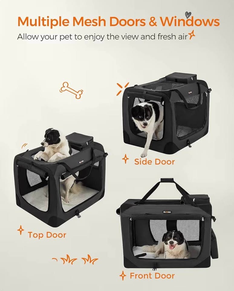 Feandrea XL Collapsible Dog Crate (New in Box) - photo 2