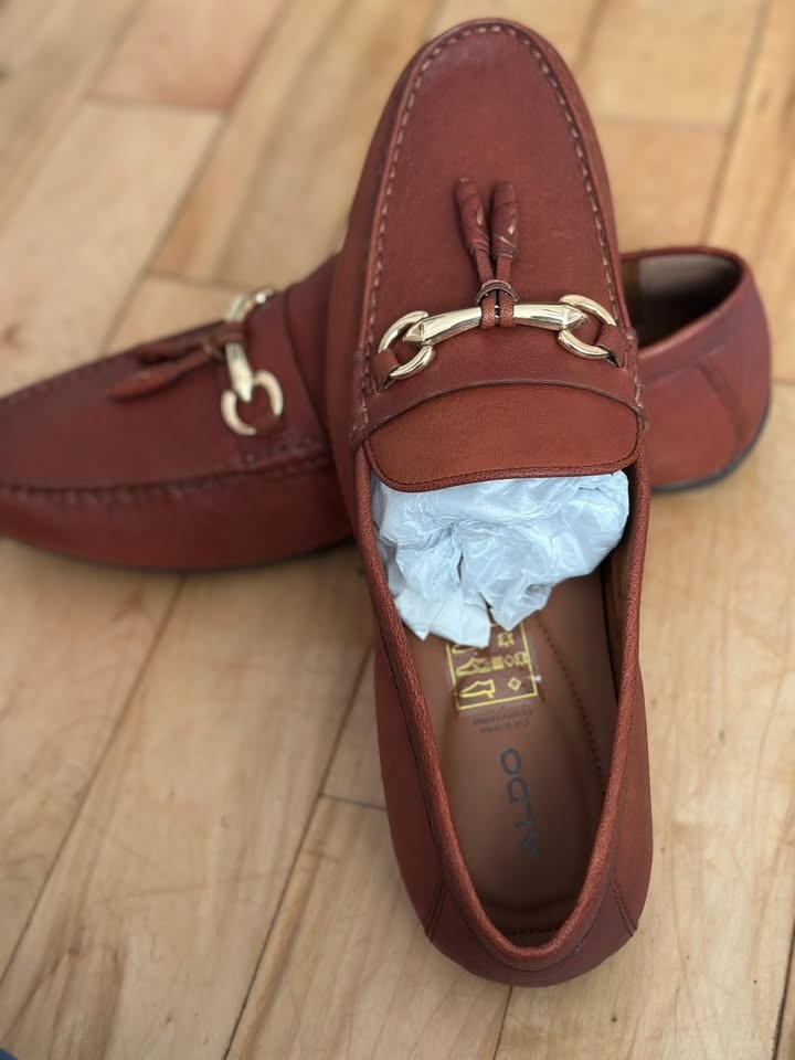 👞 Aldo Men’s Cognac Casual Shoes – Size 12 (Brand New) - photo 4