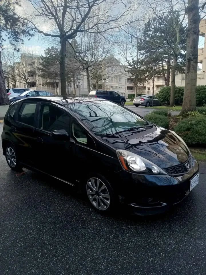 2014 Honda Fit Sport, Black, Grey Interior, $8900 - photo 2
