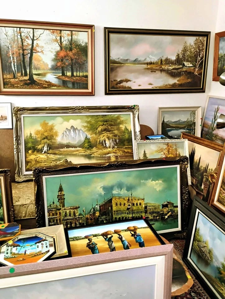 Antique Oil Painting, $20 and up