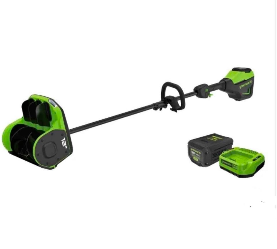 New - Greenworks 80V Snow Shovel (Battery + Charger) - photo 3