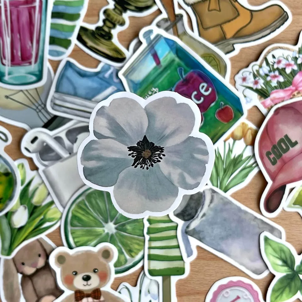 Pack of 25 Minimalist Doodle Stickers #2 thumbnail