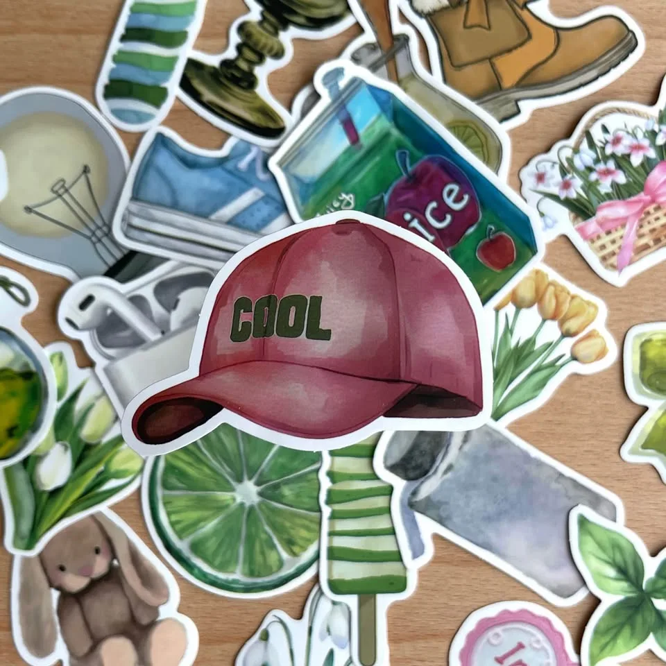 Pack of 25 Minimalist Doodle Stickers #2 image indicator(4)