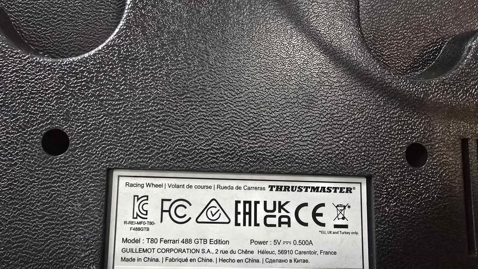 Thrustmaster T80 Ferrari Racing Wheel (PS5, PS4, PC) - photo 5