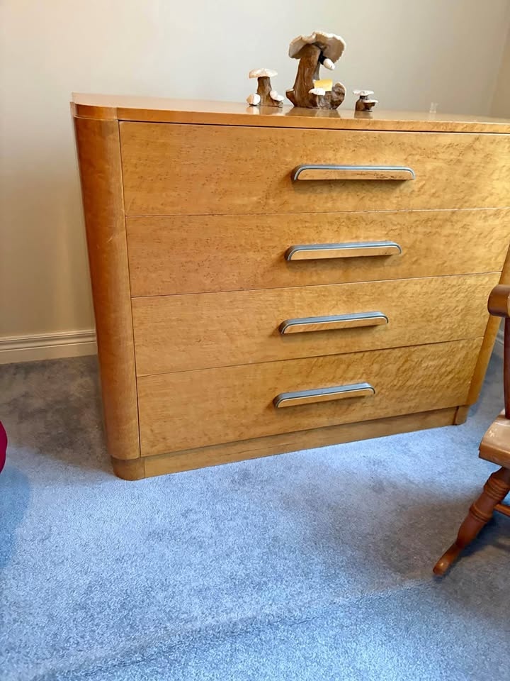 Widdicomb Art -Deco Waterfall bedroom set