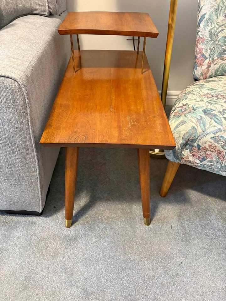 MCM 2-Tier End Table ONLY ONE AVAILABLE