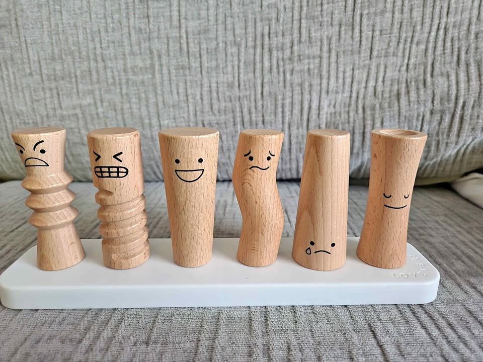 Lovevery Wooden Emotion Dolls for 3 year olds