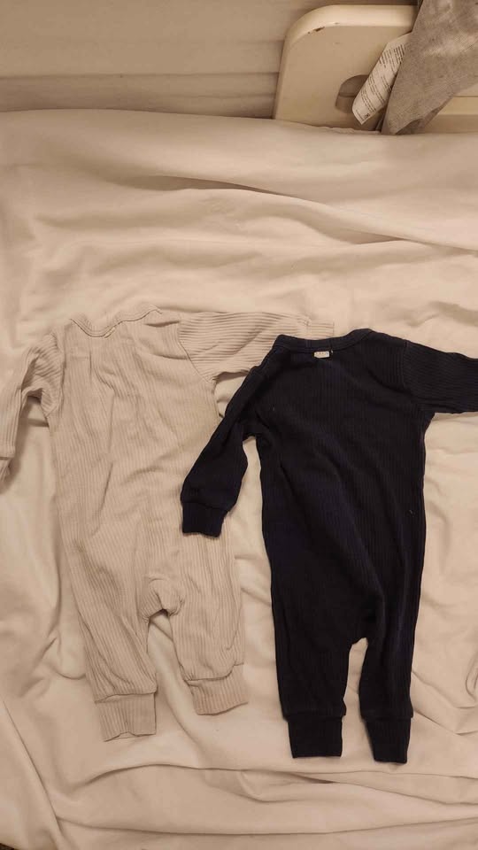 EUC Petit Lem Ribbed Modal Footless Sleepers NB - photo 2