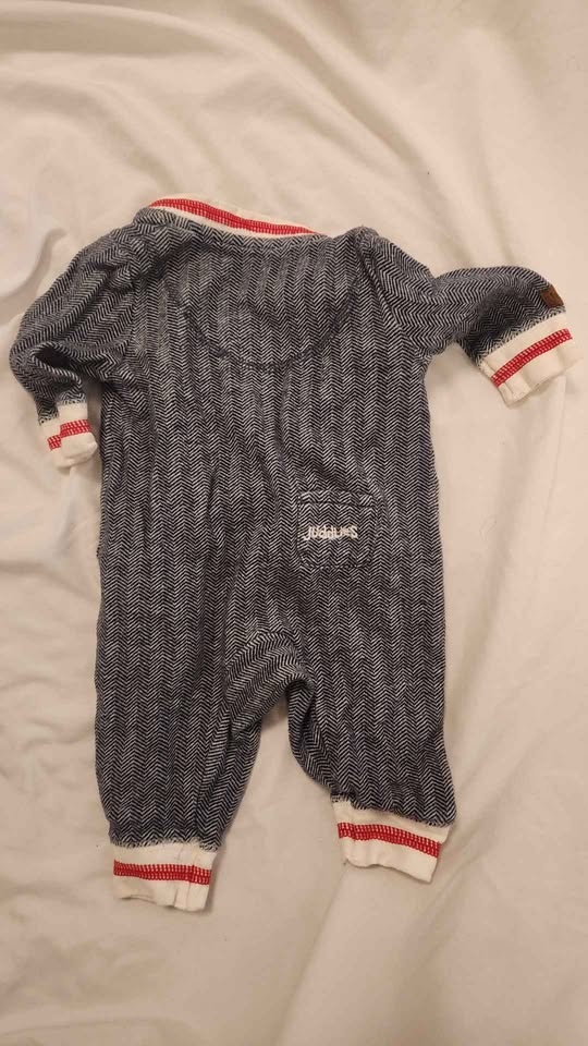Juddlies Organic Sleeper (0-3M) - Lake Blue - photo 3