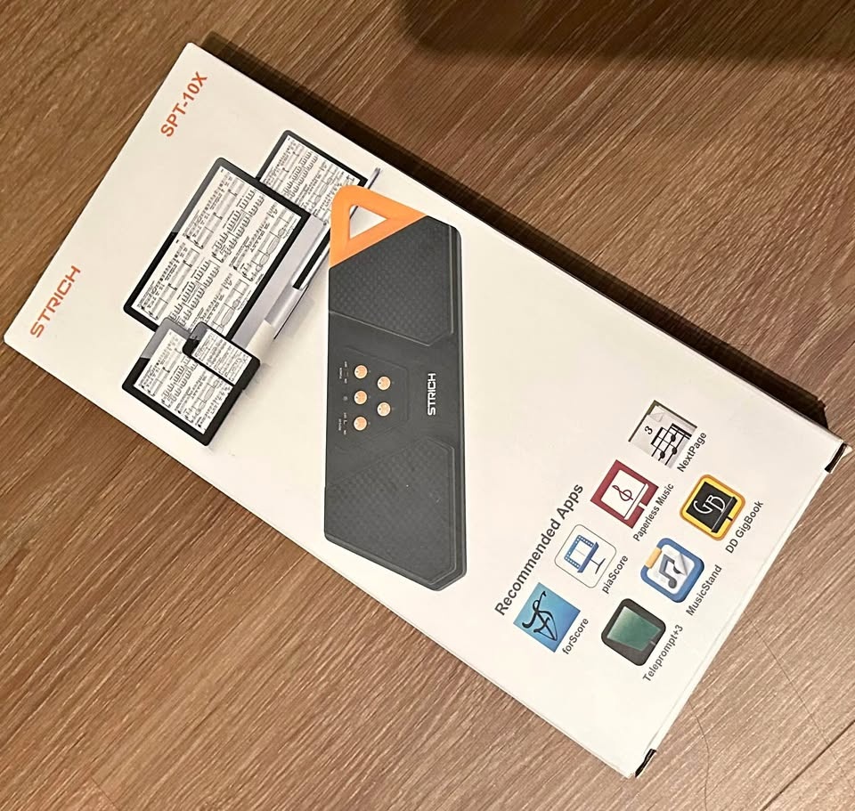 Wireless Page Turner Pedal for Musical Instruments