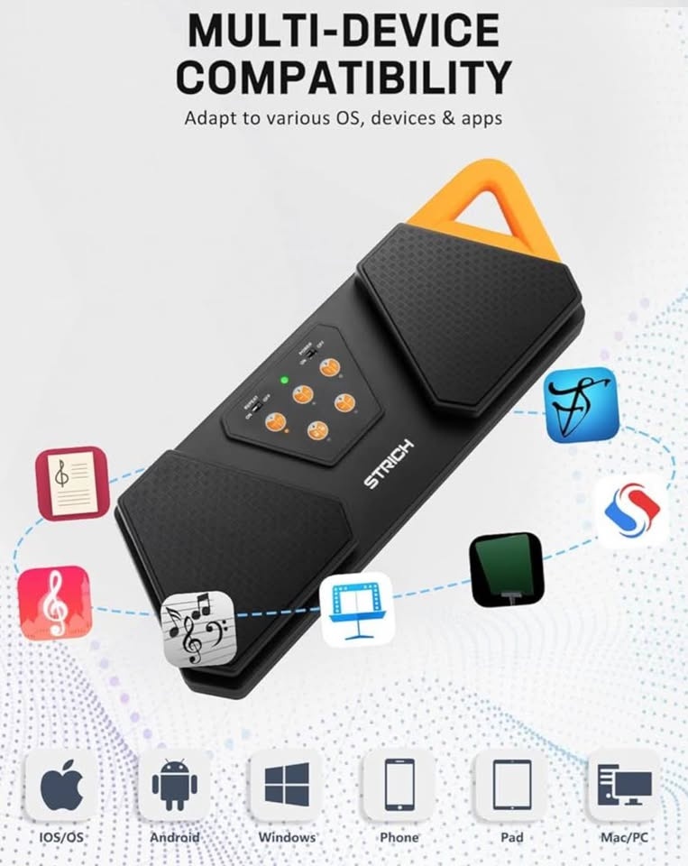 Wireless Page Turner Pedal for Musical Instruments - photo 4