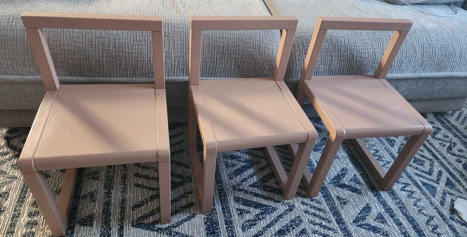 Ferm Living Little Architect Kids Chairs x2 - EUC - photo 2