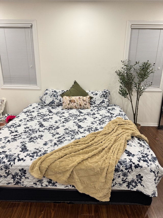 King bedbox and mattress