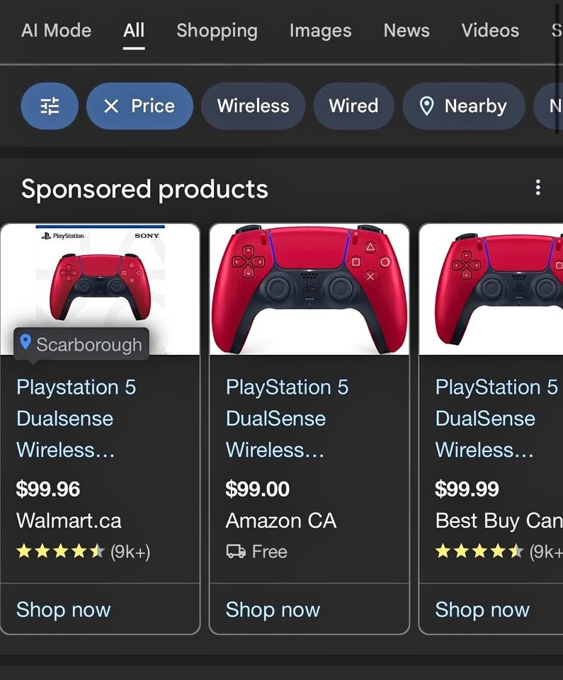 PS5 DualSense Wireless Controller(Volcanic Red) BNIB