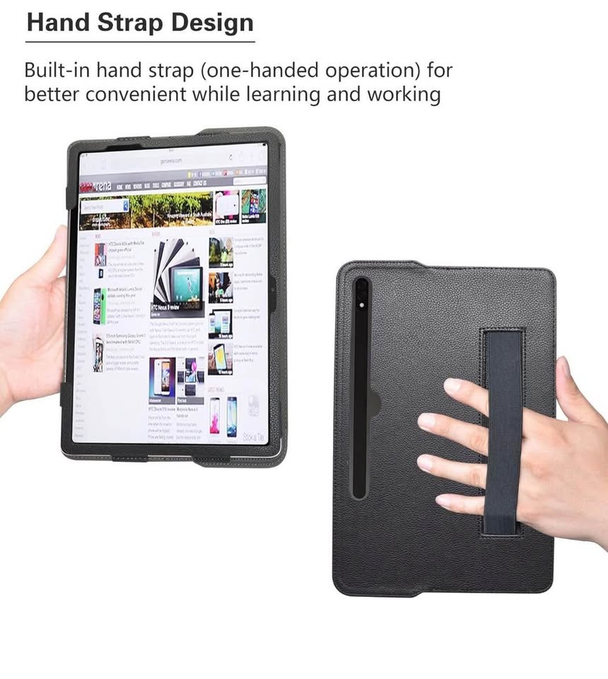 Galaxy Tab S8 Plus Case, S7 FE Case, Folio Cover - photo 5