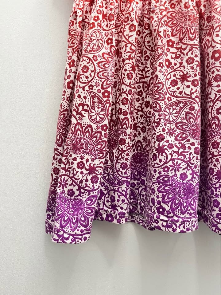 Orange-Violet Gradient Flowy Top - photo 3