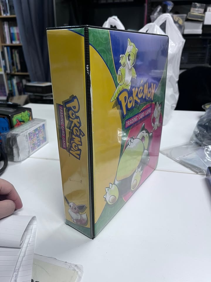 Vintage 1999 POKÉMON TRADING CARD GAME Binder Snorlax - photo 5