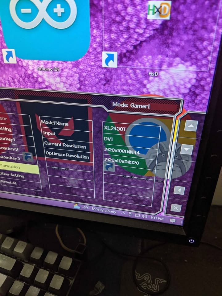 Benq gaming monitor 144hz tn - photo 2