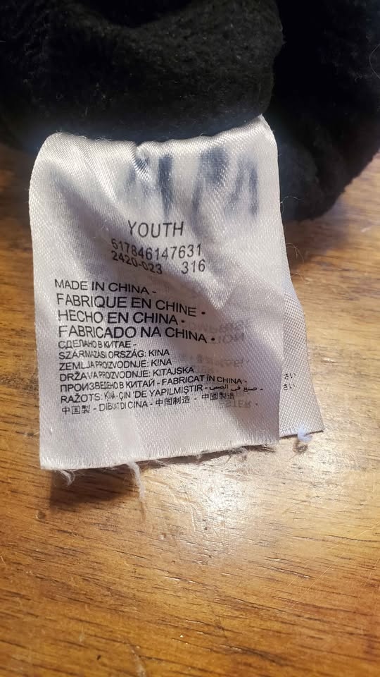 Nike Black Fleece Gloves Youth - photo 4