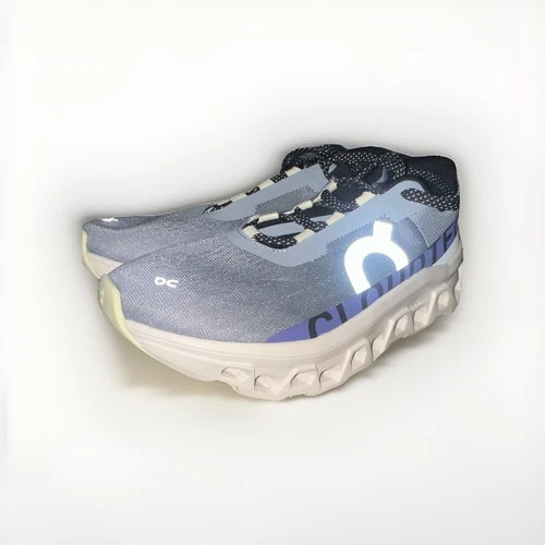 On Cloudmonster Running Shoes Mist/Blueberry 8.5M/10W - photo 2