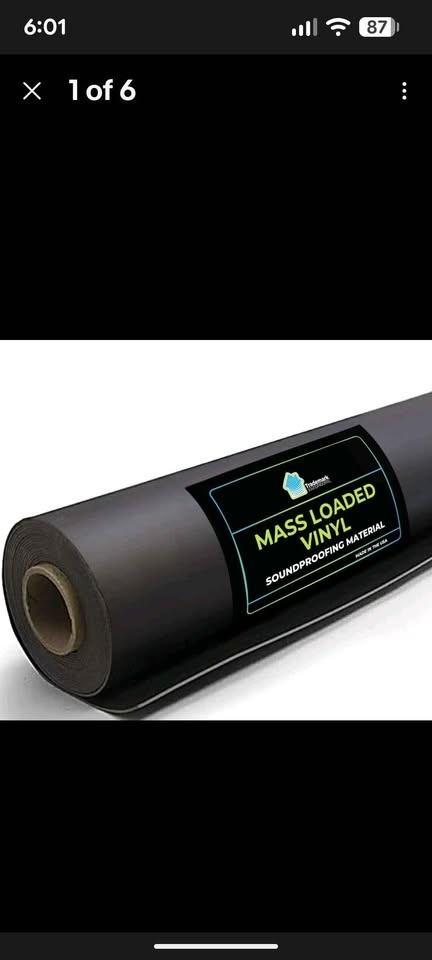 Mass Loaded Vinyl Soundproofing - 1 Lb MLV, 4x10 Sf - photo 3