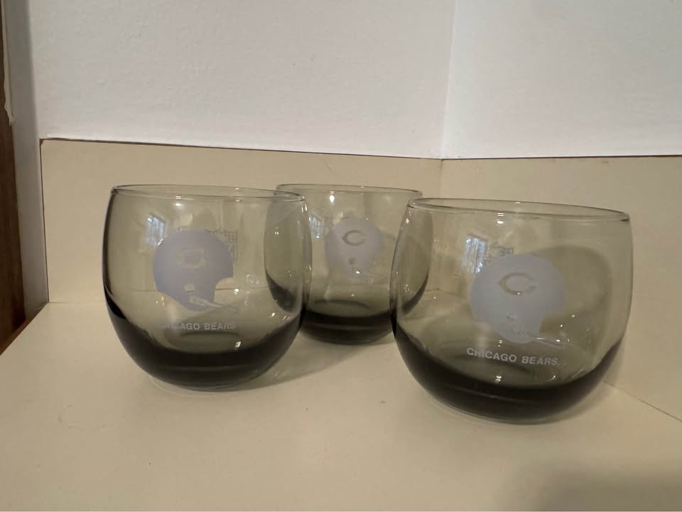 Chicago Bears Vintage Rocks glasses set if 3 - photo 2