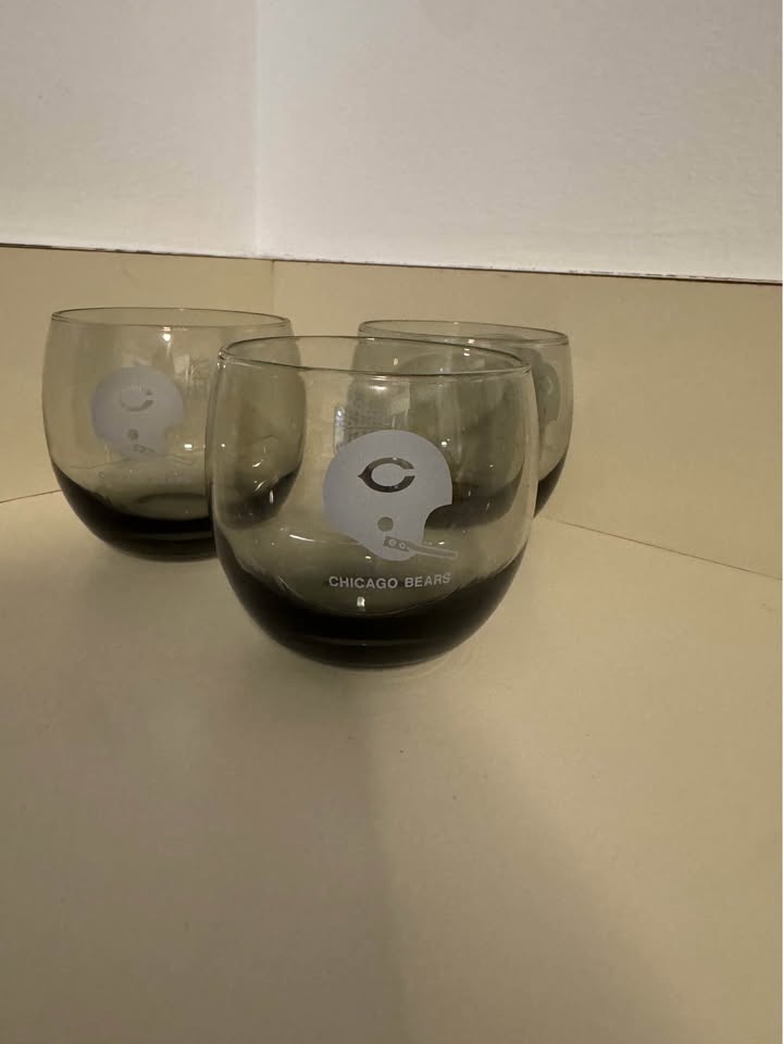 Chicago Bears Vintage Rocks glasses set if 3 - photo 3