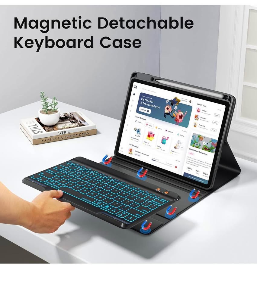Keyboard Case for iPad 9th/8th/7th Gen 10.2, Pro 10.5 - photo 2