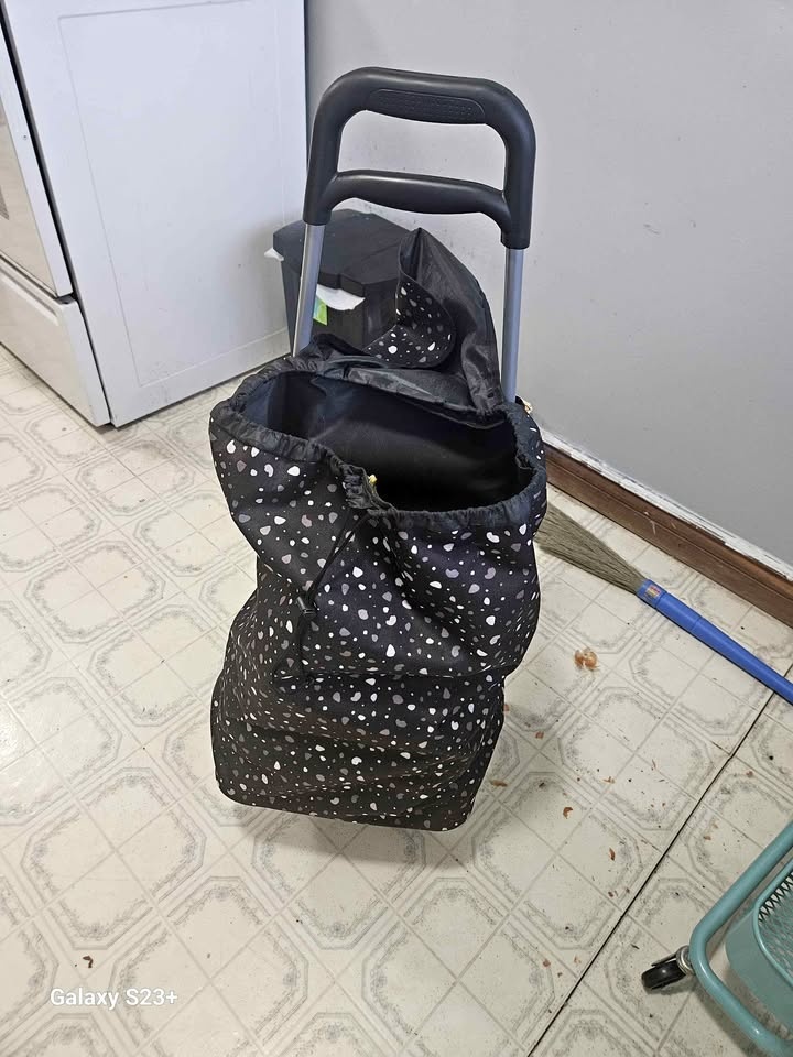 Foldable Shopping Trolley Bag with Wheels