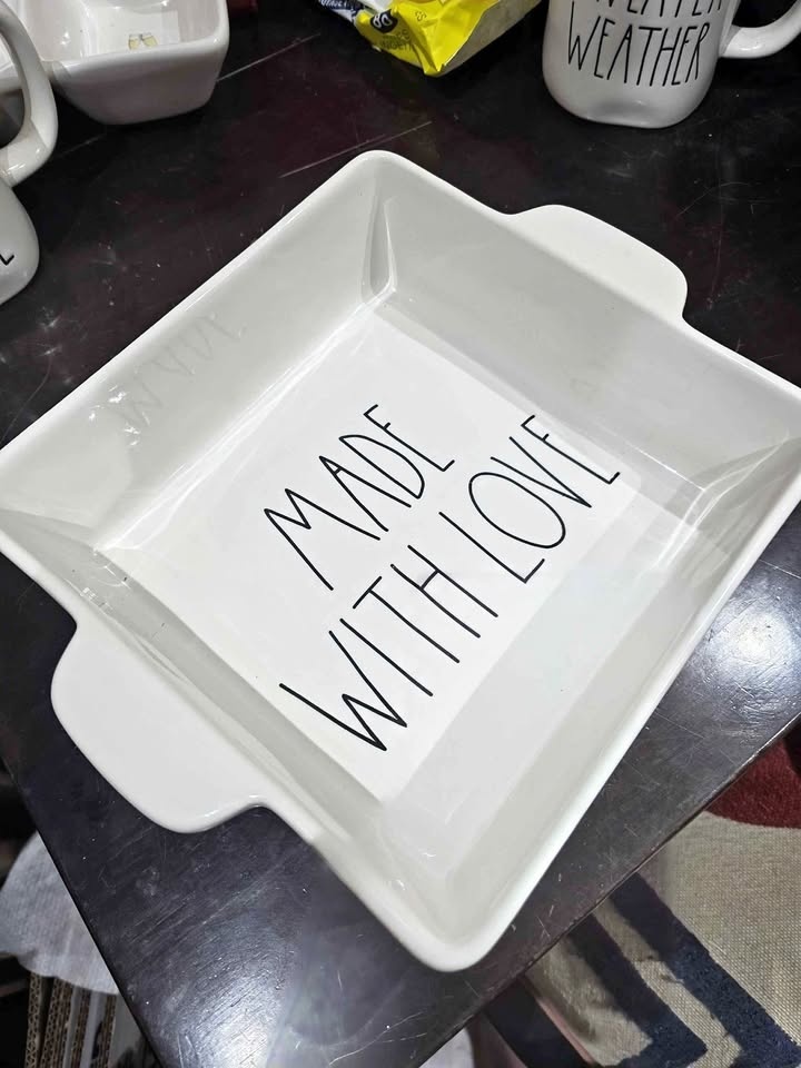 Rae Dunn - Made With Love Large Dish