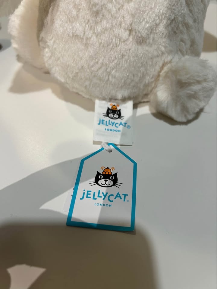 Jellycat - Cream Bunny with Rose or heart - photo 3
