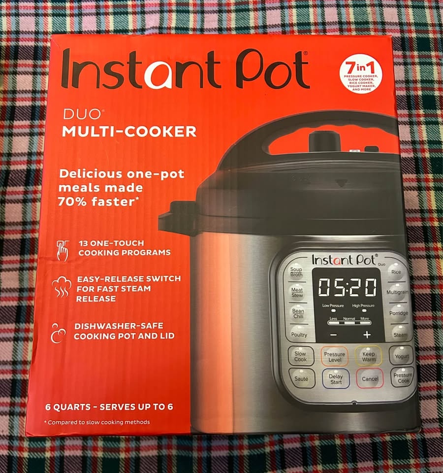 Brand New Instant Pot Duo 6-Quart Multi-Cooker (7-in-1) – OBO - photo 2
