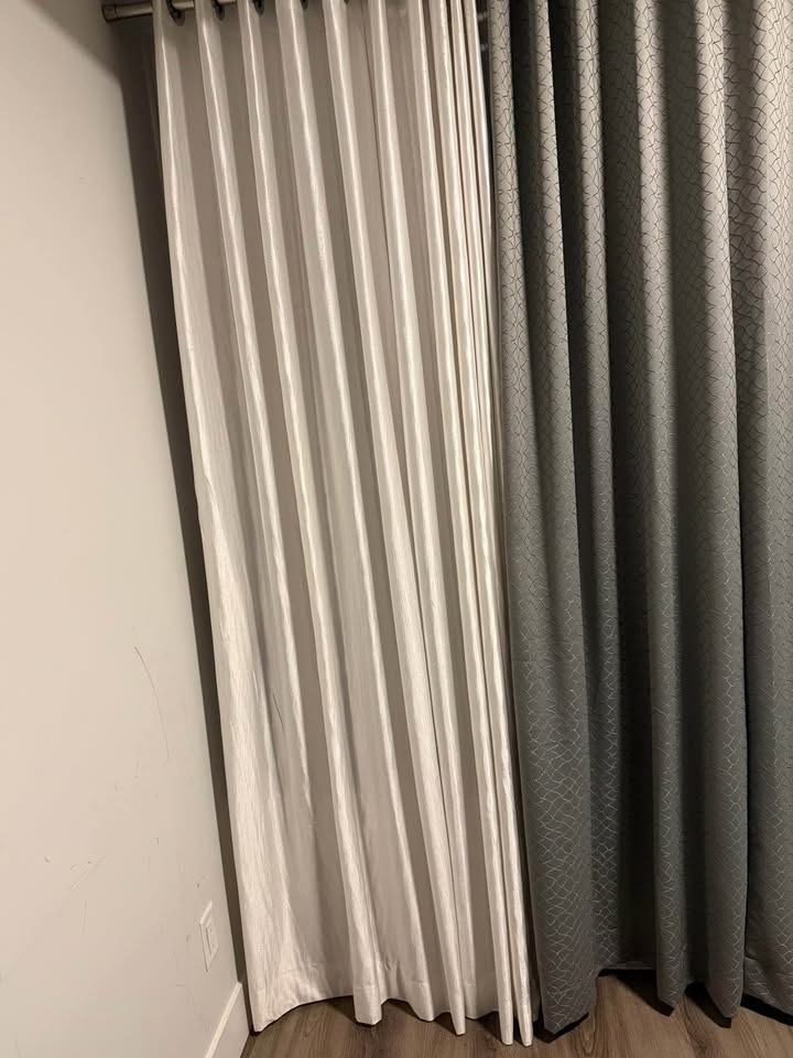 Curtains with Adjustable Curtain Rod – Complete Set - photo 2