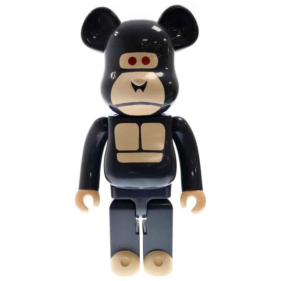 BEARBRICK XLARGE LITTLE FRIEND BLACK 1000%