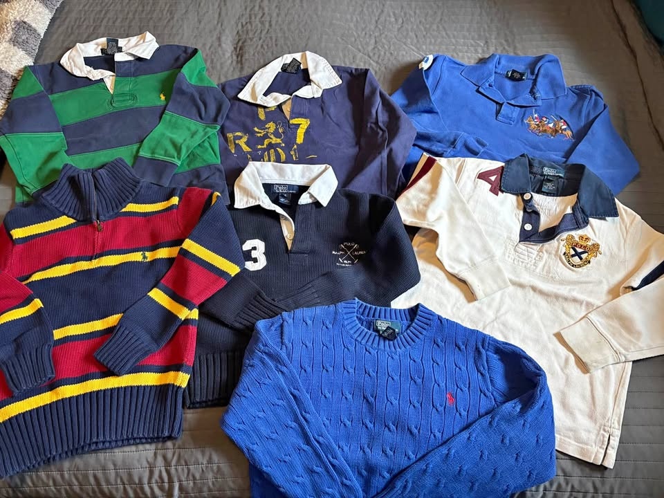 Lot of boys Polo Ralph Lauren Sweaters and Shirts