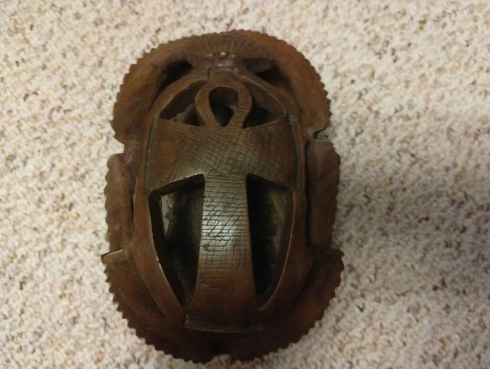 Scarab beetle carving - photo 3