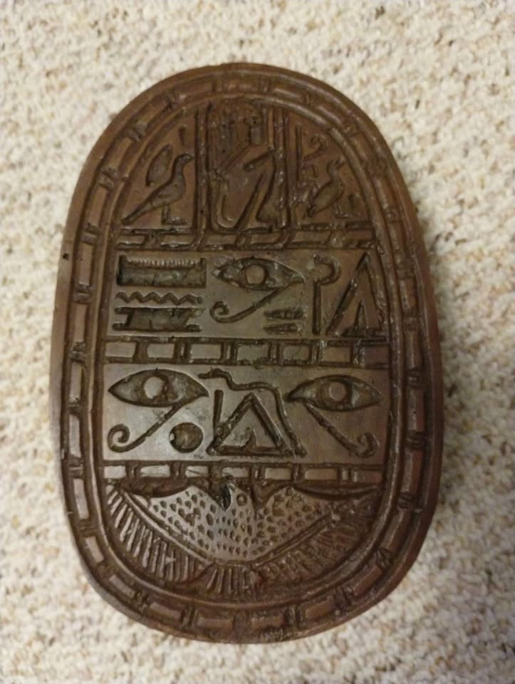 Scarab beetle carving - photo 4