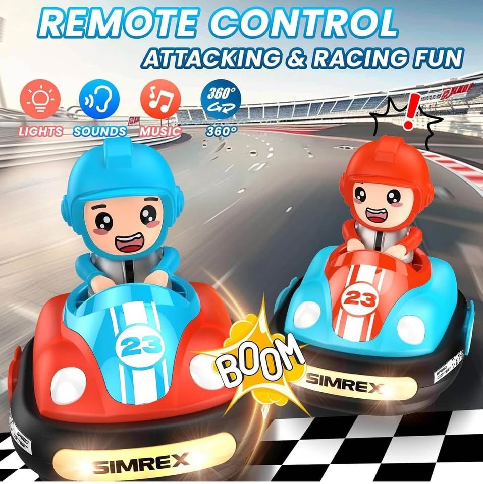 (New) Remote Control Bumper Car set of 2 - photo 2