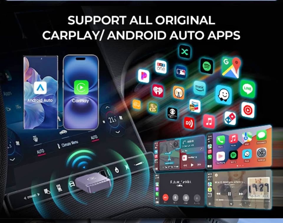 (New) Wireless CarPlay Adapter for iPhone & Android