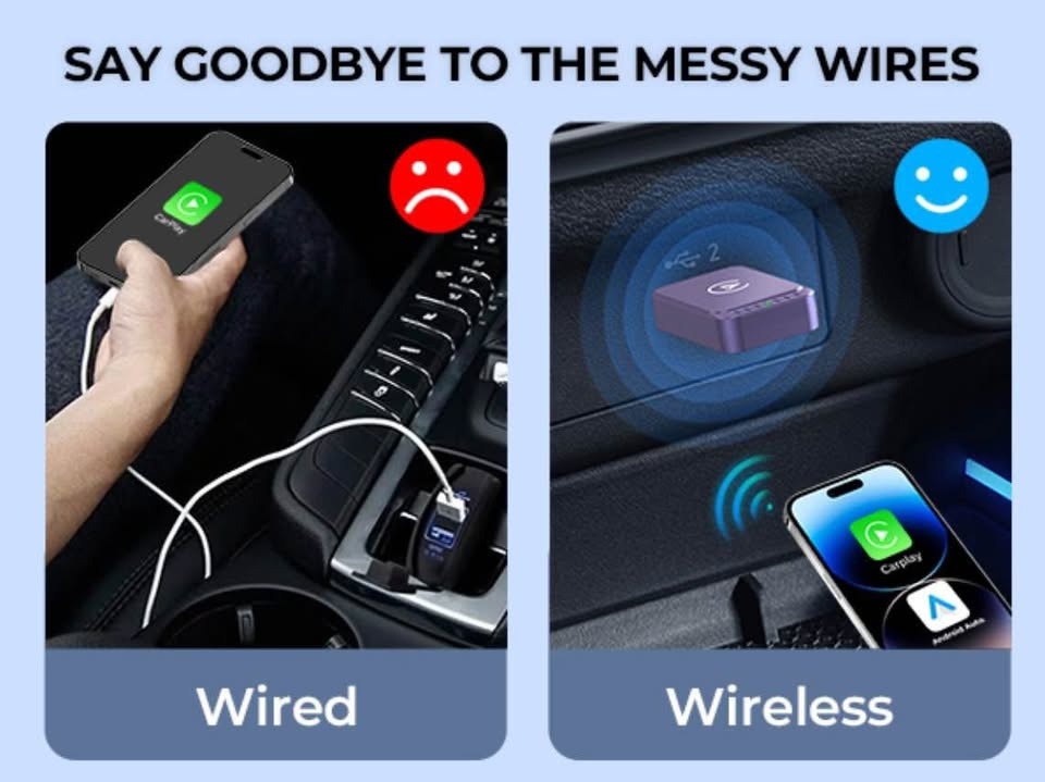 (New) Wireless CarPlay Adapter for iPhone & Android - photo 2