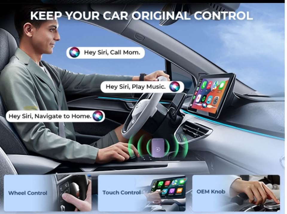 (New) Wireless CarPlay Adapter for iPhone & Android - photo 4