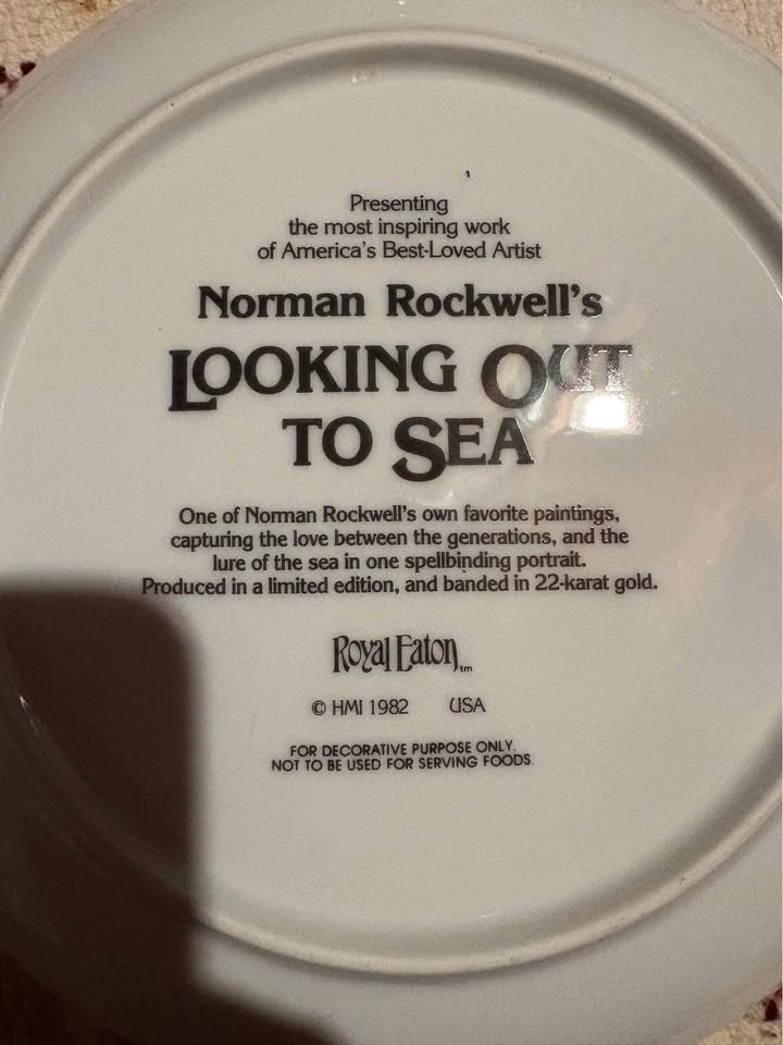 Norman rockwells looking out to sea 1982 - photo 3