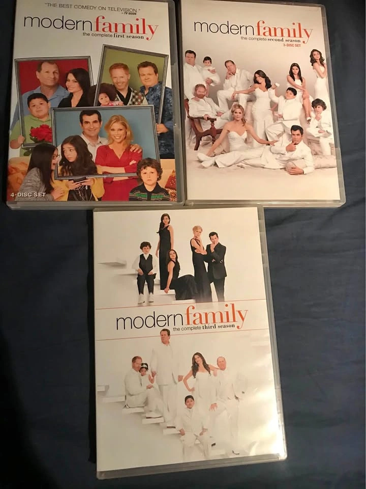 Modern Family Seasons 1-3 DVDs