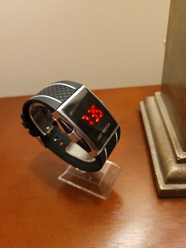 Brand New LED Digital Black Men's Watch - photo 2